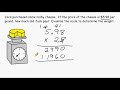 Solving Word Problems with Unit Rates and Decimals