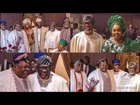 Bola Shagaya, Femi Gbajabiamila, Dele Momodu & More @ Chief Mike Adenuga Daughter's Wedding 💫