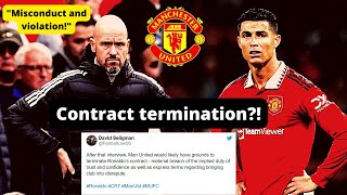 Ten Hag and Man United players reaction on Ronaldo interview! Blocking to sign for new club