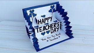 DIY - Happy Teacher’s Day Card | Handmade Greeting Card For Teacher’s Day | Card For Teachers 