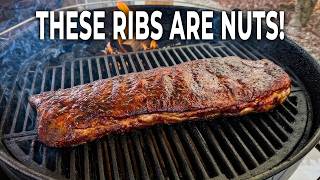 Saturday At The Grill -- Sweet Pistachio Ribs On The Weber Kettle