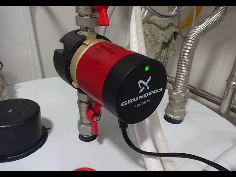Видео - Циркуляционный насос для ГВС Grundfos Comfort UP 15-14 B PM 80