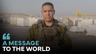 A message to the world about the humanitarian situation in Gaza: