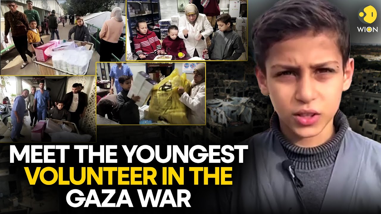 Israel-Hamas war: Gazan teenager helps mother distribute medical supplies