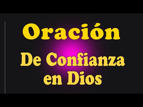 Oración de Confianza en Dios - Para la Noche 💫