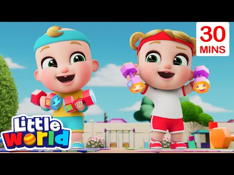 Stay Healthy, Work Out | Kids Songs & Nursery Rhymes by Little World