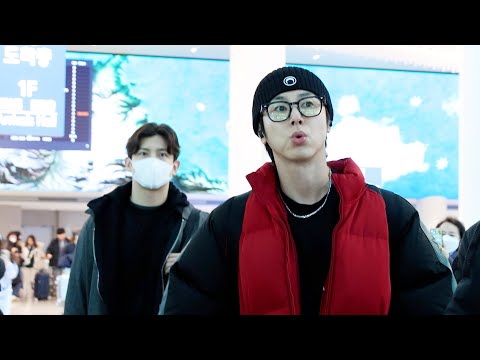 동방신기 (TVXQ) 인천공항 입국 직캠 Airport Arrival | 250224