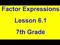 Exploring Factor Expressions in Depth