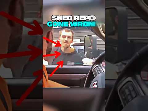 Shed Repo Gone Wrong 😳 #shorts