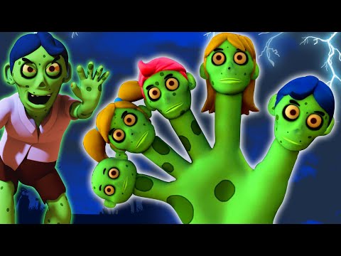 🧟 Zombie Finger Family 🧟 | 🧟 Halloween Songs For Children 🧟 | Nursery Rhyme Street