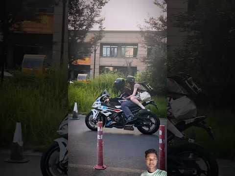 Bmws1000rr rider cute girl girlfriend #shorts #shortsfeed #shortvideo #vairalvideo #girl #ytshorts