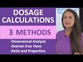 Dosage Calculation Methods and Techniques