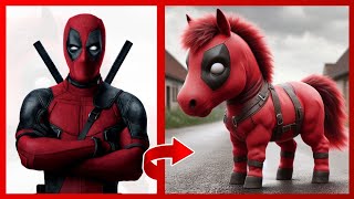 Superheroes But Baby Horse 🐴 Version 🔥 All Characters ( MARVEL & DC ) 2024