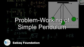 Problem-Working of Simple Pendulum