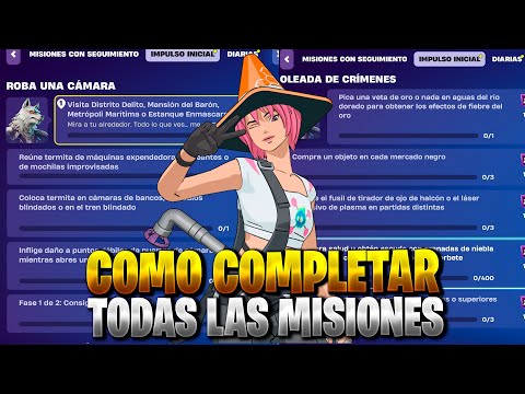 COMO COMPLETAR TODAS LAS MISIONES DE IMPULSO INICIAL EN LA TEMPORADA 2 CAPITULO 6 FORTNITE