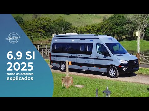 TOUR PELO MOTORHOME VAN SPRINTER SANTO INÁCIO 7.3 COM SLIDE - CARTEIRA B