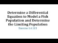 Differential Equations and Fish Population Dynamics