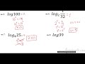 Logarithmic Functions and Properties