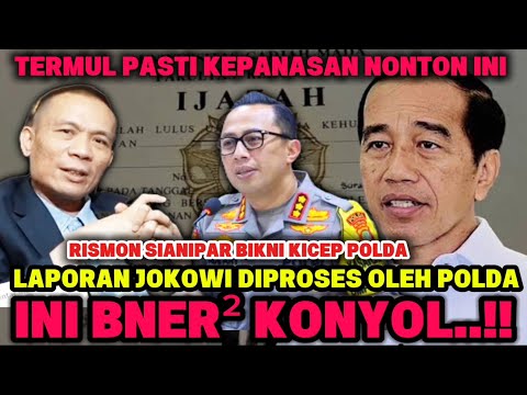 RISMON TEGAS ! INI KONYOL LAPORAN JOKOWI DIPROSES OLEH POLDA