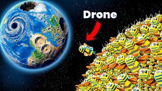 I used a drone swarm to mine every ore on earth