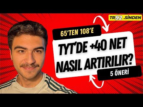 ✅TYT'DE Netleri Uçurmanın 5 Yolu! #yks2025 #ayt #tyt #derecehocam