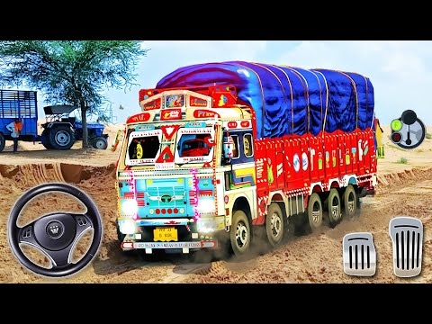 indian Truck Simulator 3d - Cargo Truck Ashok Lorry Drive - Android GamePlay