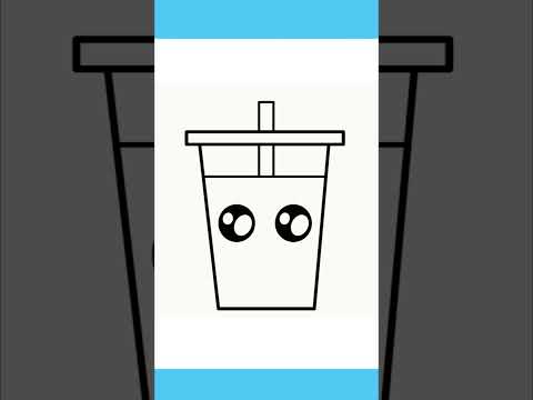HOW TO DRAW A CUTE DRINK #drawcutethings #shortvideo #drawing #subscribe