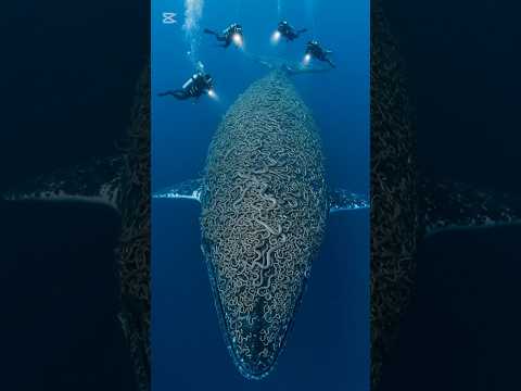 &quot;Rescue of Giants: The Whale Freed from Marine Parasites&quot;#animals #humanity #wildliferescue