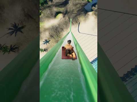 Who Builds a Slide Like This? – Planet Coaster 2 #waterslide #waterpark
