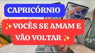 ❤️ CAPRICÓRNIO ❤️ ESSA RECONCILIAÇÃO JÁ ESTÁ A CAMINHO. 