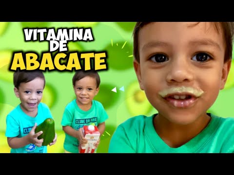 RAVI ESTAVA COM FOME | Fazendo vitamina de ABACATE 🥑