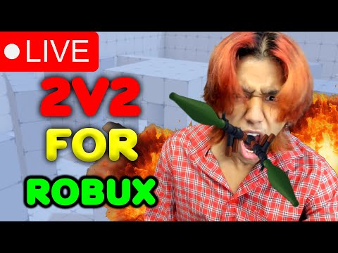 🔴ROBLOX Rivals 2V2 FOR FREE ROBUX!! | RIVALS LIVE 1V1 WITH VIEWERS! | SKIN CASE & CRATE GIVEAWAY!