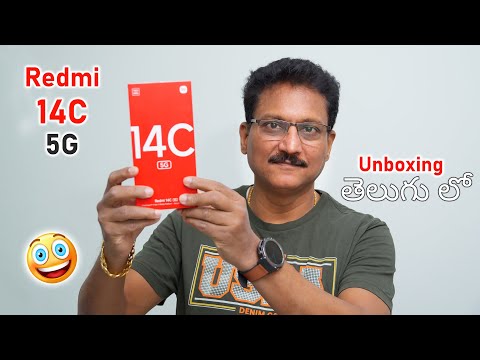 Redmi 14C 5G 2025's First Mobile from Xiaomi 😱 Unboxing in Telugu...