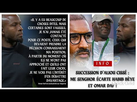 😡C'est Faux! Omar Daf:"La Fédération ne m'a pas contacté..." Mensonge et Deal d'Augustin Senghor!?