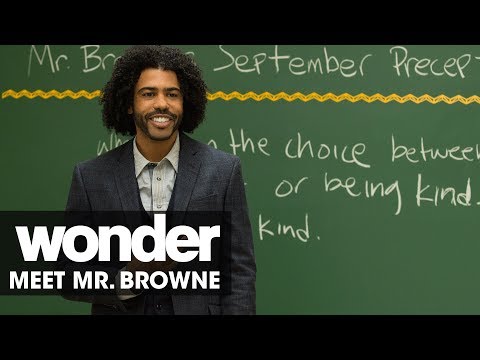Wonder (2017 Movie) – Meet Mr. Browne (Daveed Diggs)