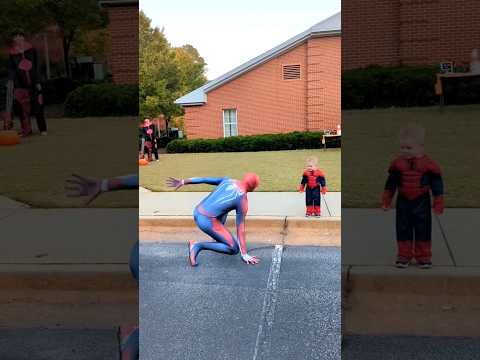 Baby Spider-Man meet Daddy Spider-Man