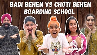 Badi Behen Vs Choti Behen Boarding School | RS 1313 SHORT STORIES | Ramneek Singh 1313 #Shorts