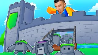 CONSTRUIT UN CHATEAU DE GOLEM POUR ANÉANTIR NOS ADVERSAIRES !! Roblox