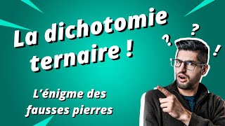 La dichotomie ternaire : comment détecter une fausse pierre précieuse avec une balance à plateaux ?