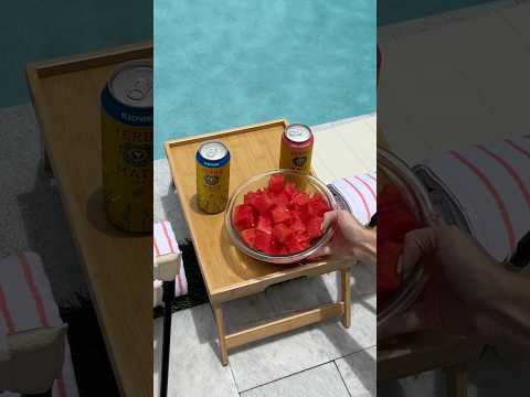 Setting up a parent’s pool day to surprise my husband!