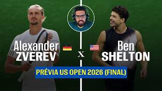 O que esperar de SHELTON x ZVEREV na final do US OPEN 2026?