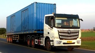 TRUCK KONTAINER vs TRUK GANDENG !!! CONTAINER TRUCKS AND TRUK GANDENG FOTON AUMAN UD QUESTER HINO