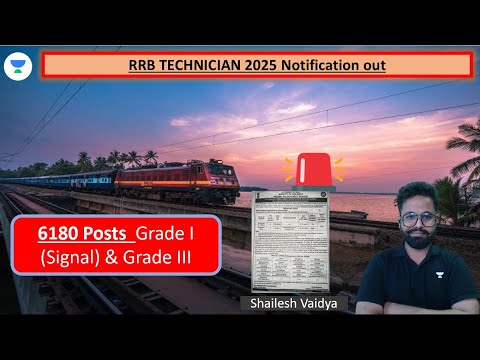 🔥 RRB TECHNICIAN 2025 BIGGEST VACANCY! 🚀 6180 Seats | Diploma + ITI वालों का Golden Chance!