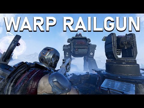 Warp Railgun Decimates Automatons (Solo, Super Helldive)