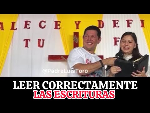 COMO Debo Hacer La LECTURA de la PALABRA DE DIOS 😱 Padre Luis Toro