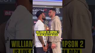 𝗥𝗘𝗣𝗘𝗔𝗧 𝗢𝗥 𝗥𝗘𝗩𝗘𝗡𝗚𝗘? Troy Williamson and Callum Simpson do battle again this Saturday night! 💥