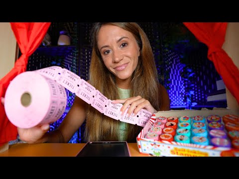 ASMR The Summer Carnival 🎭 (face painting, lemonade stand, games & more)