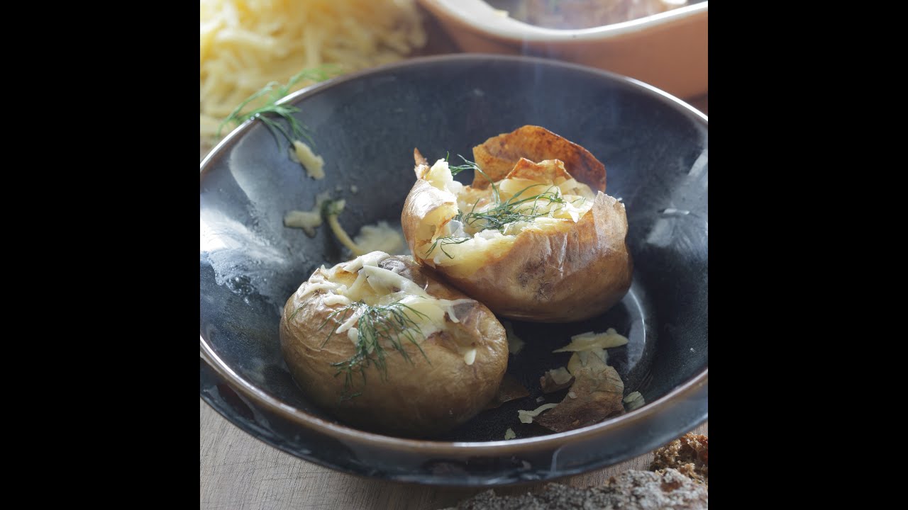 Запеченный картофель с сыром