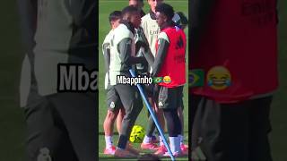 مبابينهو 🇧🇷😂 #مبابي #فينيسوس #فينيسيوس_جونيور #ريال_مدريد #ريال_مدريد_اليوم #اهداف_ريال_مدريد_اليوم