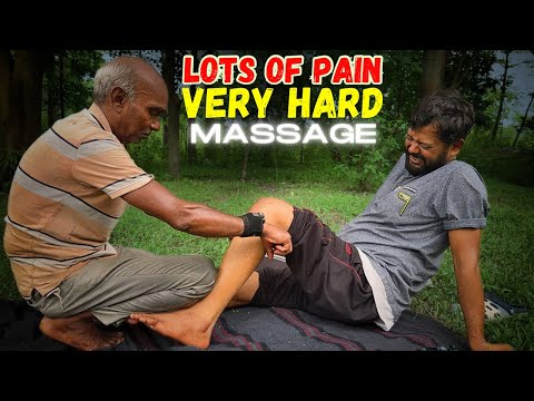 Lots of Pain | Finally Decided to visit Pain Killer Baba “ASMR Leg Massage”